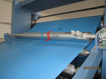 Three Roll Calender Plastic Sheet Extrusion Line , PVC Plastic Roof Sheet Extrusion Machine